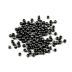 Plastic beads glance ø3 mm - Black (10 Grams)