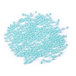 Plastic beads glance ø3 mm - Mint (10 Grams)