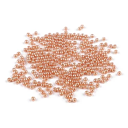 Plastic beads glance ø3 mm - Powder beige (10 Grams)