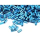 Glass bugle seed beads 4.5 mm - Silver (20 Grams)