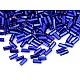 Glass bugle seed beads 4.5 mm - Silver (20 Grams)