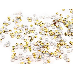 Iron-on hot fix sequins ø 3mm 5g - Gold lt. (1 Bag)