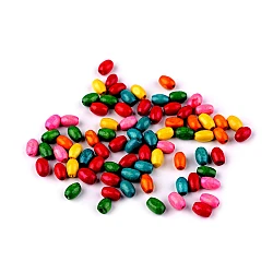 Wooden beads 5x8 mm olive - Mix (20 Grams)