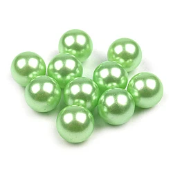 Decorative imitation pearls ø10 mm - Green light (30 Pieces)