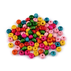 Wood beads ø 6 mm - Mix (20 Grams)