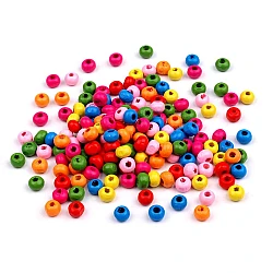 Wood beads ø5 mm - Mix (10 Grams)