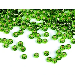 Seed beads preciosa 10/0 - 2.3 mm - Grass green (10 Grams)