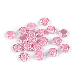 Plastic rose ø13 mm with pulling hole - Pale pink (20 Pieces)