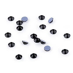 Iron-on hotfix rhinestones, size ss20 - Black (2 Grams)