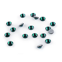 Iron-on hotfix rhinestones, size ss20 - Dark green (2 Grams)