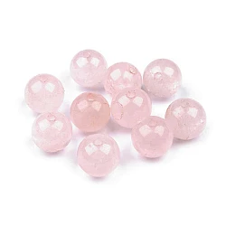 Mineral / gemstone beads rose quartz ø8 mm - Rose quartz (10 Pieces)