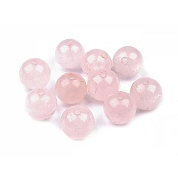 Mineral beads rose quartz crystal ø10 mm - Rose quartz (38 Pieces)