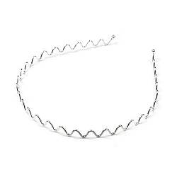 Headband base ripple - Silver light (1 Piece)