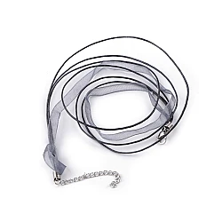 Multi-row string with clasp length 43 cm - Grey (100 Pieces)