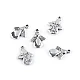 Charm pendant 13x18 mm angel - Platinum (5 Pieces)