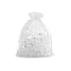 Organza gift bag 20x26 cm - White (100 Pieces)