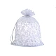 Organza gift bag 20x26 cm - Silver (100 Pieces)