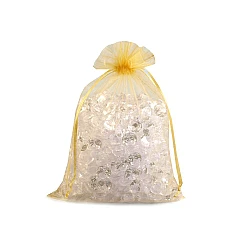 Organza gift bag 20x26 cm - Gold (100 Pieces)