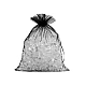 Organza gift bag 20x26 cm - Silver (100 Pieces)