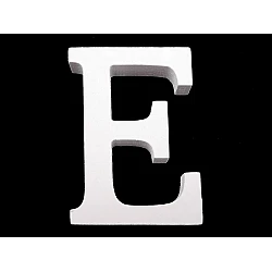 3d decorative numbers of alphabet - White (1 Piece)