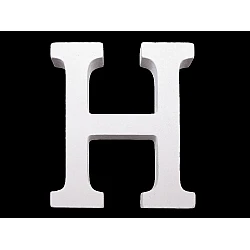 3d decorative numbers of alphabet - White (1 Piece)