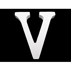 3d decorative numbers of alphabet - White (1 Piece)