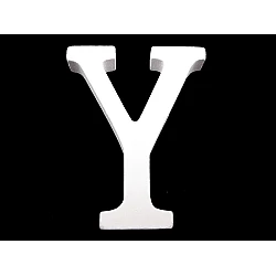 3d decorative numbers of alphabet - White (1 Piece)