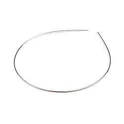 Metal headband base - Platinum (5 Pieces)