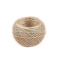 100% linen / flax thread 50 m plastic jar - Natural burlap (1 Piece)