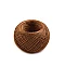 100% linen / flax thread 50 m plastic jar - Brown natural (10 Pieces)