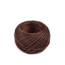 100% linen / flax thread 50 m plastic jar - Darkbrown (10 Pieces)