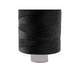 Cotton thread 500 m 10x2x2 - Black (10 Pieces)