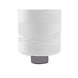 Cotton thread 500 m 10x2x2 - White (10 Pieces)