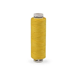 Linen button thread 50 m - Yellow (1 Piece)