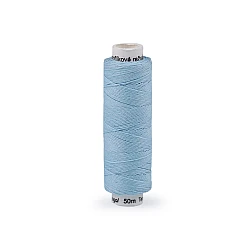 Linen button thread 50 m - Blue light (1 Piece)