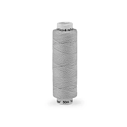 Linen button thread 50 m - Very light grey (1 Piece)