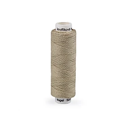 Linen button thread 50 m - Beige (1 Piece)