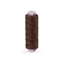 Linen button thread 50 m - Brown (1 Piece)