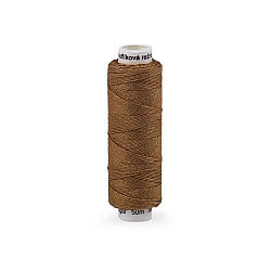 Linen button thread 50 m - Beige (1 Piece)