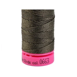 Polyester sewing thread 30 m aspo 30 jeans set - Bronze green (5 Pieces)