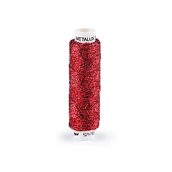 Embroidery threads 100 m metalux - Red (10 Pieces)