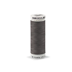 Polyester elastic threads seraflex mettler 130 m - Grey (5 Pieces)