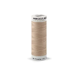 Polyester elastic threads seraflex mettler 130 m - Lightbeige (5 Pieces)