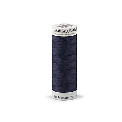 Polyester elastic threads seraflex mettler 130 m - Blue dark (5 Pieces)
