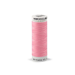 Polyester elastic threads seraflex mettler 130 m - Light pink (5 Pieces)