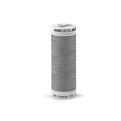 Polyester elastic threads seraflex mettler 130 m - Lightgrey (5 Pieces)
