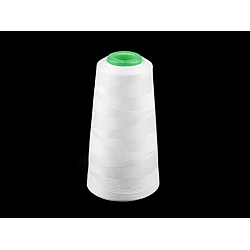 Elastic thread for industrial overlocks 3000 m - White (1 Piece)