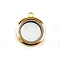 Charms memory locket ø30 mm - Gold (1 Piece)
