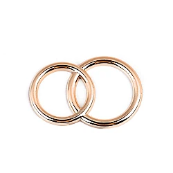 Decorative rings - Red gold (10 Pieces)