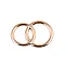 Decorative rings - Red gold (10 Pieces)